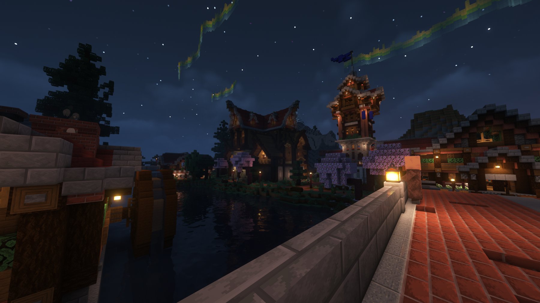 A view from the central bridge in spawn